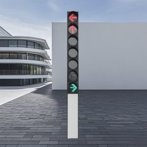 Năng lượng mặt trời dẫn ánh sáng giao thông cho người đi bộ với điều khiển không dây IP65 cường độ cao lăng trụ 500m tầm nhìn - Product Image 3