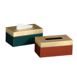 Boîte à mouchoirs en <span class=keywords><strong>cuir</strong></span> de luxe <span class=keywords><strong>mouchoir</strong></span> de bureau organisateur de papier boîte de couverture mouchoirs distributeur de mouchoirs porte-serviettes étui de couverture - Product Image 3