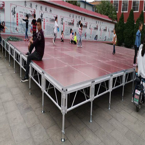 Đám cưới ngoài trời DJ trình diễn thời trang di động nhôm sân khấu có thể tháo rời bục nền tảng sân khấu di động cho buổi hòa nhạc sự kiện đám cưới - Product Image 6