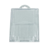 Petite boîte en plastique PVC transparente personnalisée en usine pour vêtements chaussettes emballage électronique estampage revêtement UV laminage mat