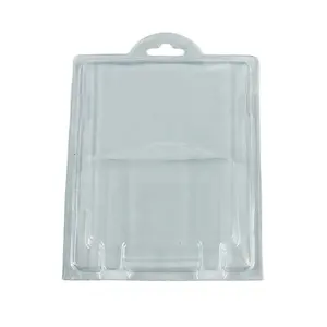 Werkseitig angepasste kleine durchsichtige PVC-Kunststoff box für Kleidungs socken Elektronische Verpackung Stempeln UV-Beschichtung Matt Laminierung