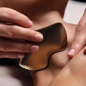 Produk pijat otot Trapezius tubuh latihan serviks Orthosis produk pemijat leher bahu kuningan pemijat punggung nyeri kayu - Product Image 4