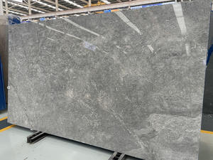 Lastre di Marmo Paris Ice Jade Grigio Freddo Multitono con Venature <span class=keywords><strong>Naturali</strong></span> per Rivestimenti Murali Interni Moderni - Product Image 1