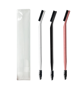 Thời trang kết thúc thuận tiện để sử dụng hot chất lượng cao tổng hợp tóc bền vững đôi đánh đầu bàn chải lông mi - Product Image 1