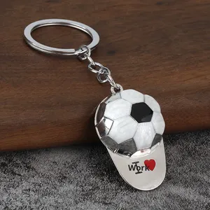 Nuevo Llavero de Fútbol 2026, Llavero Metálico de 10 cm con Trofeo, Llavero para Fanáticos, Recuerdo de los Juegos de París - Product Image 6