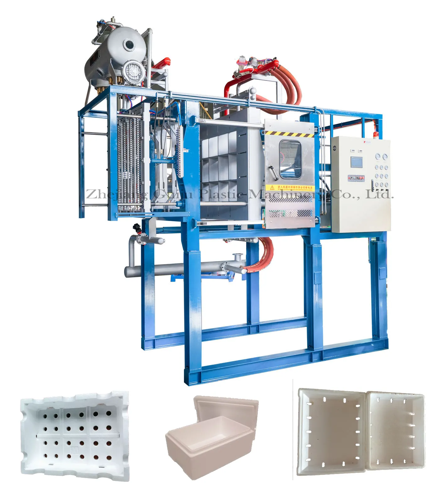 発泡スチロールフォーム機械設備ボックス包装用EPSフォーム形状機PLC制御中国メーカー