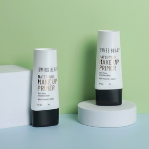 Wholesale Custom 30ml <b>Plastic</b> Cosmetic Oval <b>Tubes</b> for Make up Primer - Product Image 4