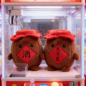 Venta al por mayor de fábrica: Juguetes de peluche suaves con forma de jarra de <span class=keywords><strong>vino</strong></span> de 8 pulgadas, animales de peluche, juguetes de dibujos animados y anime para niños, ideales para máquinas de garras. - Product Image 1