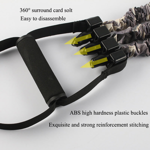 <span class=keywords><strong>Banda</strong></span> <span class=keywords><strong>de</strong></span> Resistencia para <span class=keywords><strong>Brazos</strong></span> Ebest <span class=keywords><strong>de</strong></span> Látex <span class=keywords><strong>con</strong></span> Tres Orificios Ajustables, 5-10 Libras, Alta Elasticidad, Multifuncional, Deportiva - Product Image 5