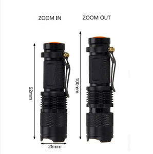 Mini Focus Réglable Étanche <span class=keywords><strong>J5</strong></span> LED Torche IP65 Tactique LED Lampe de Poche pour Camping En Plein Air Lampe En Alliage D'aluminium - Product Image 4