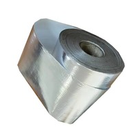 Tissu tissé en PE laminé avec du papier d'aluminium pour l'isolation et la barrière contre la vapeur d'eau des murs extérieurs