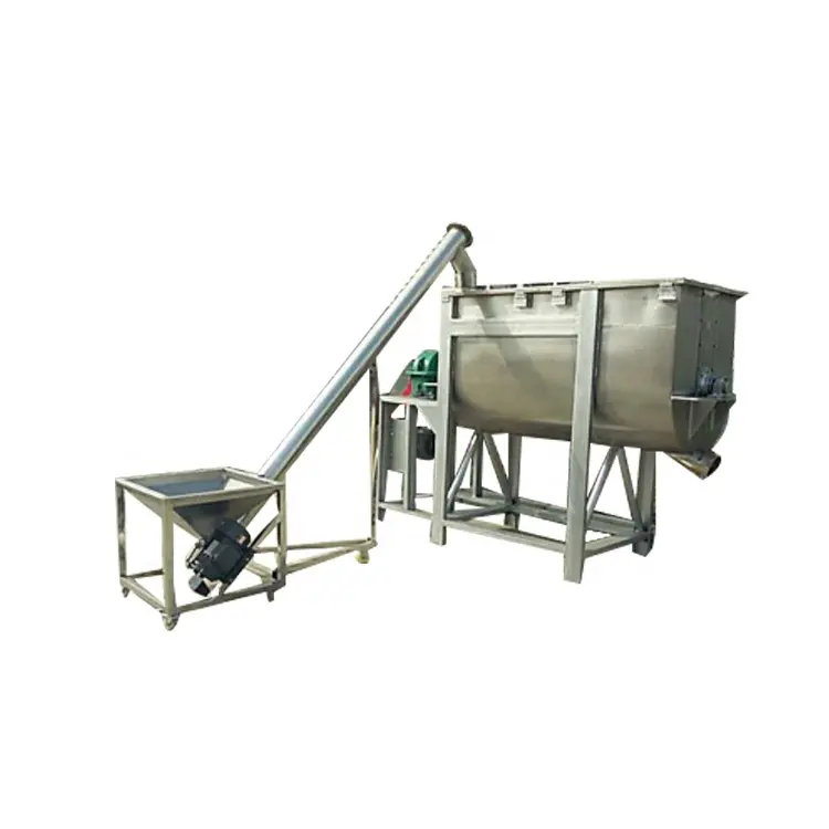 high quality stainless steel Dry powder machine horizontal double ribbon mixer