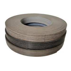 Adesivos de tampa de madeira para máquina de borda portátil, popular, design, edg