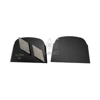 Disques abrasifs triangulaires Premium Lavina de 12 mm à haute dureté pour meuleuse de sol en béton OEM