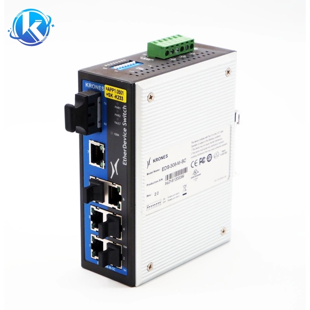 BRAND NEW EDS-308-M-SC REV.2.0 ETHERDEVICE SWITCH/8-PORT ETHERNET SWITCH LOC#K205