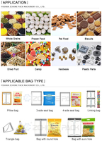 Légumes Fruits Carotte Oignon Pomme De Terre Machine De Conditionnement Vertical Oreiller Sac Dos Joint Sac Quatre Côté Joint Sac