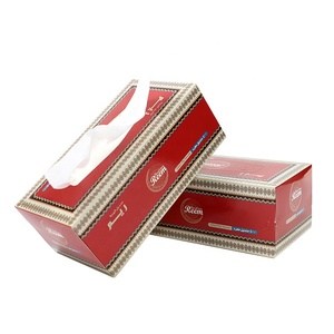 Premier alta calidad cara pañuelos toallas de papel logotipo personalizado 2 capas caja embalada cara blanca ultra suave - Product Image 3