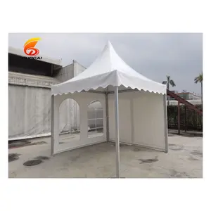 3m x 3m 4m x 4m 5m x 5m 6m x 6m 8m x 8m 10m x 10m alüminyum çerçeve Pagoda çadırı PVC kumaş ile