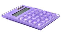 Calculatrice d'affichage LCD à 12 chiffres Batterie et calculatrice de base à alimentation hybride solaire pour accessoires de bureau à domicile