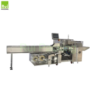 Machine d'emballage horizontale automatique RHBR430 en acier inoxydable pour pain, pâtisserie, muffins et snacks
