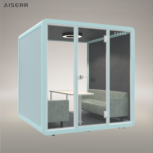 Nhôm Cách Ly Tiếng Ồn Cách Âm Gian Hàng Linh Hoạt Bố Trí Phòng Họp Di Động Văn Phòng Tư Nhân Cách Âm Pod - Product Image 2