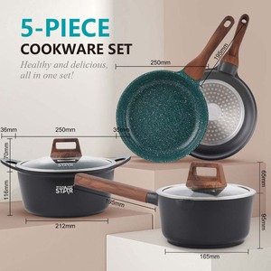 Juego de Utensilios de Cocina de Acero Inoxidable 304 Exclusivo de Winning Star, Sartén Antiadherente Multifuncional para Freír Arroz - Product Image 2