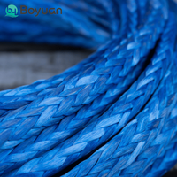 Corde en fibre UHMWPE de haute qualité 100 %, corde marine tressée à 12 brins, 9 mm, 24 mm, 26 mm, corde statique flottante HMPE, autres fournitures marines