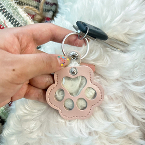 Portachiavi con Pendente per Conservare Peli di Cani e Gatti, Decorazione Creativa per Ricordo di Animali Domestici - Product Image 2