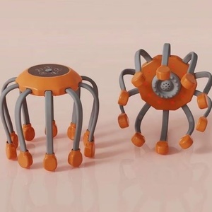Masajeador de Cabeza Recargable con Forma de Pulpo, 5 Modos, Relajación Profunda del Cuero Cabelludo, Inalámbrico y Portátil con Nodos de Silicona Suave - Product Image 5