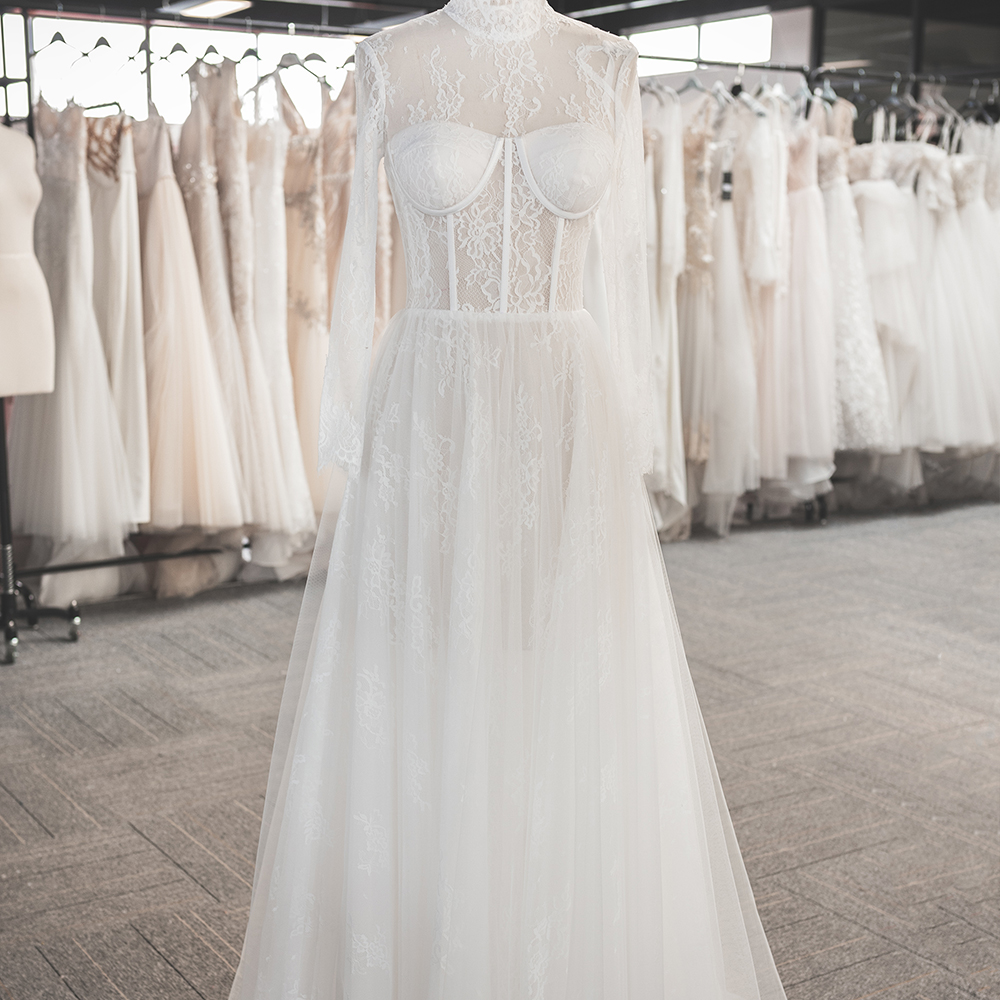 Jancember LSSG042 Cheap Hight Quality Lace Beige White Wedding Dress Bridal  Gown Bride Dress| Alibaba.com