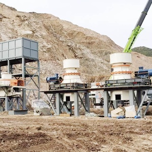 Broyeur à cône hydraulique monocylindre haute capacité HST 100 pour le concassage de pierre avec moteur de revêtement de pièce d'assemblage complet - Product Image 5