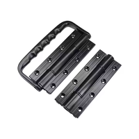 Charnière de porte pliante en aluminium-Bi-Bi Black, charnière pivotante intelligente à usage intensif pour accessoires de quincaillerie pliante