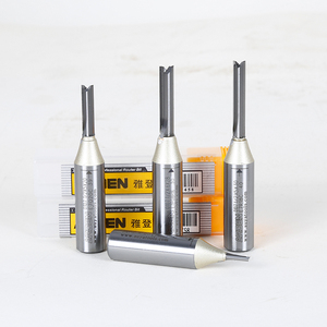 TCT Double Blade Straight Knife Solid <strong>Router</strong> Bits Woodworking Milling Cutter Slotting <strong>Tool</strong> with Cutter Head Trimming <strong>Machine</strong> - Product Image 2