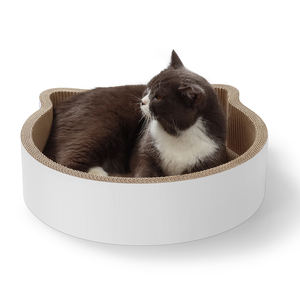 Tempat tidur cakar kucing bulat, kotak untuk penggaruk kucing dalam ruangan, tempat tidur kardus - Product Image 3