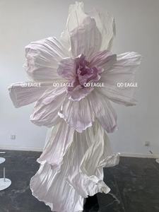 Giant Paper Flower Handmade Big Art Setups Indoor <strong>Wedding</strong> Event Shopping Mall <strong>Decorations</strong> - Product Image 5