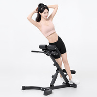 Chaise romaine multifonctionnelle en métal Commercial et domestique Pliable Taille Hip Trainer Goat Tips Bodybuilding Fitness Equipment