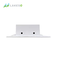 Diffuseurs linéaires Lakeso, grille de ventilation pour plafonds, murs, sols, 12 pouces, double fente, grille d'aération moderne, caches de ventilation de climatisation, CVC