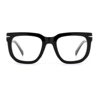 Kacamata Optik Wanita FEROCE China Fashion Trendy Acetate Pola Solid Desain Baru Model 1498