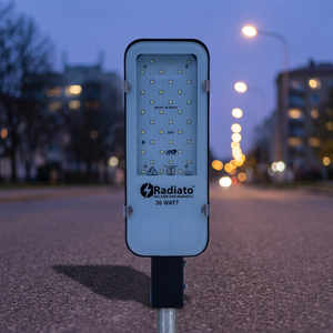 Lampe de rue LED extérieure en verre haute luminosité 36W, étanche, à économie d'énergie, pour éclairage de sécurité des allées et jardins - Product Image 1