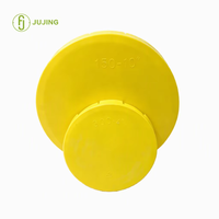 Bouchons d'extrémité et protections de bride en plastique jaune LDPE DIN PN 10 PN 16 pour la protection des tubes DN150 à DN250