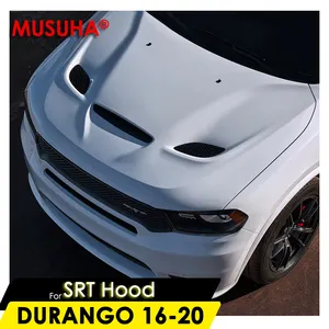 Muuha Hood untuk Dodge Durango SRT mesin aluminium Hood 2018 2019 2020 2021 2022 2023 Bonnet OEM OEM