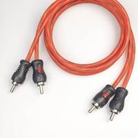 Fabrika Tedarikli 2RCA Erkek-Erkek Stereo Ses Kablosu ODM OEM Özel Logo Kırmızı Beyaz RCA Kablo Araba Amfisi Ev Hoparlörü İçin