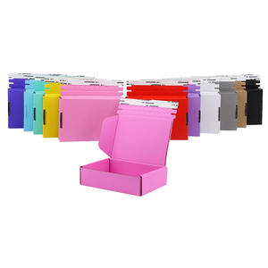 صندوق شحن من الورق المقوى الأبيض بشعار مخصص مع شريط سحاب صناديق ورقية ممتازة - Product Image 2