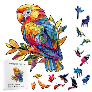 Fabricant de puzzles en bois 3D personnalisés pour adultes - Vente en gros de puzzles <span class=keywords><strong>d</strong></span>'animaux et de mini jeux de puzzles 3D - Product Image 1
