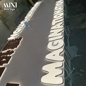 <span class=keywords><strong>Letras</strong></span> Personalizadas Iluminadas con Mini LED Acrílicas para Tienda, Letrero 3D para Publicidad, Letrero Pintado con <span class=keywords><strong>Fuente</strong></span> - Product Image 4