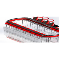 Cross Belt Sorter E Commerce Paket Express Sortiermaschine Hoch geschwindigkeit karton Polybag Förderer