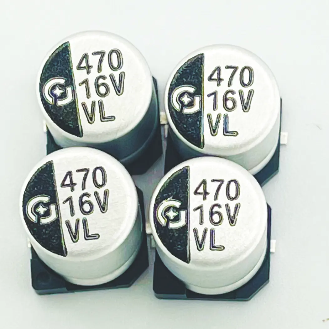 VL Series Aluminum Electrolytic Capacitors Chip Type with 50V Breakdown Voltage