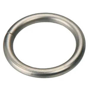 25R001 धातु पर्दा रॉड सामान स्टेनलेस स्टील एल्यूमीनियम दौर पर्दा अंगूठी