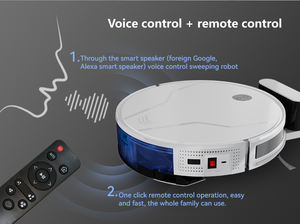 Robot de nettoyage à aspiration intelligente entièrement automatique Aspirateurs ménagers Charge automatique Contrôle par application vocale transfrontalière - Product Image 3