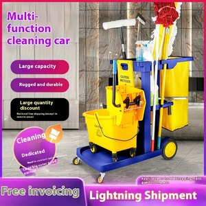 Carrito Multifuncional de Plástico Baiyun para Limpieza de Autos y Servicio de Habitaciones de Hotel, Carrito para Ropa y Herramientas - Product Image 2